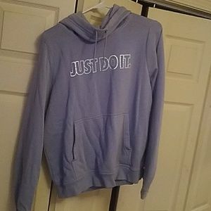 NIKE blueish sweatshirt/hoodie